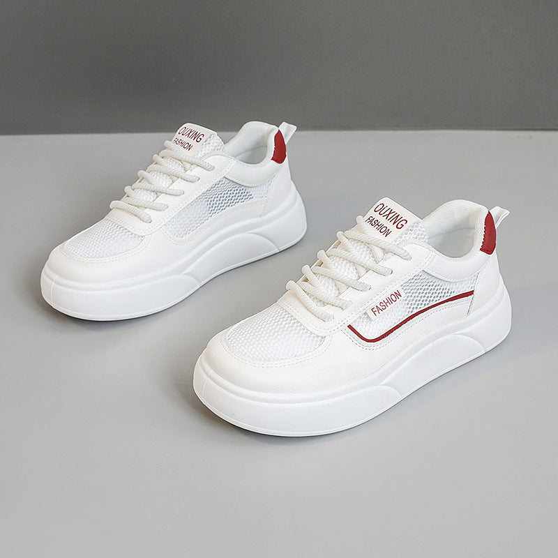 Baskets tendance pour femmes avec tige en mesh respirant et semelle amortissante