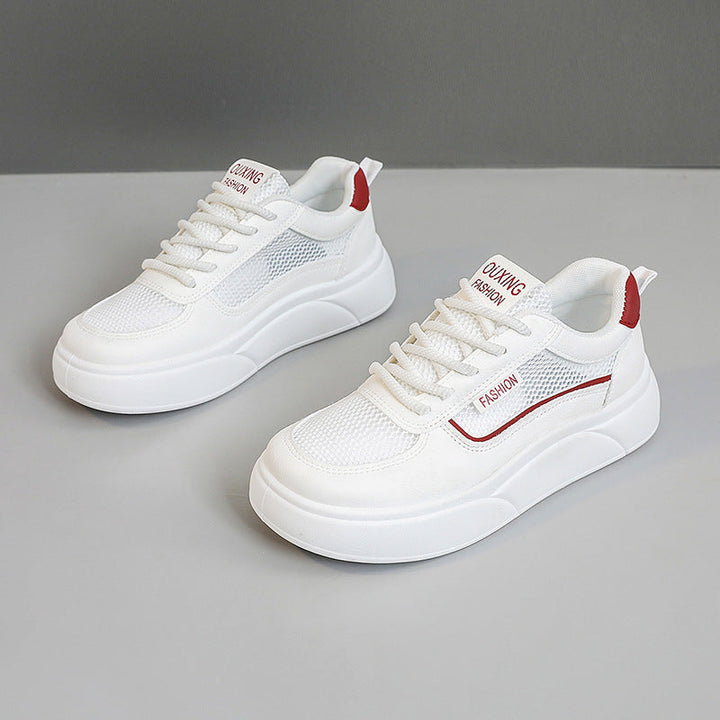 Baskets tendance pour femmes avec tige en mesh respirant et semelle amortissante
