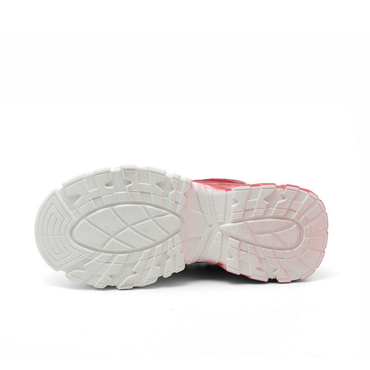 Baskets à paillettes sportives pour femmes avec semelle compensée tendance