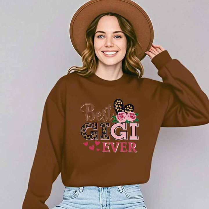 Sweatshirt pour femmes avec motif créatif Gigi
