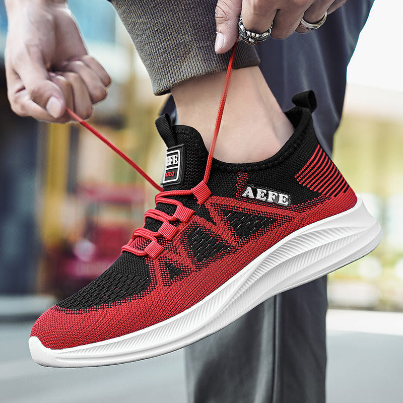Baskets en tricot sportives pour femmes avec semelle antidérapante et tige respirante