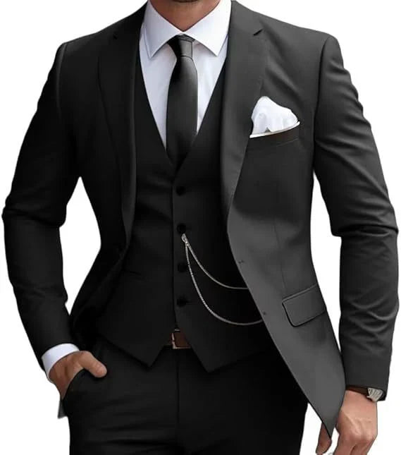 Costume de Mariage Slim Fit Moderne pour Hommes | Trois Pièces