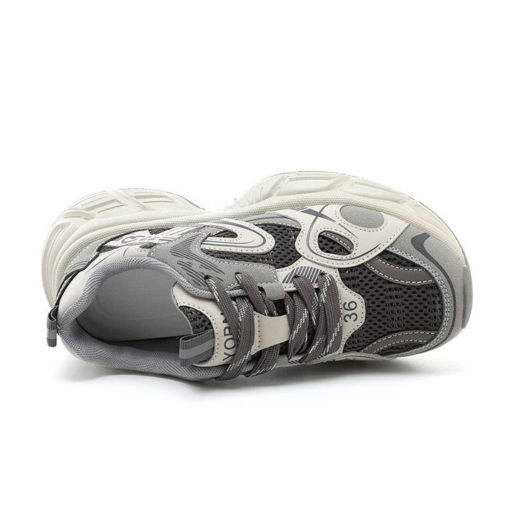 Baskets de course sportives pour femmes avec surface en mesh respirant et semelle amortissante