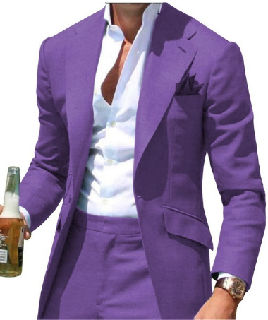 Costume de mariage élégant pour homme en deux pièces | Vert