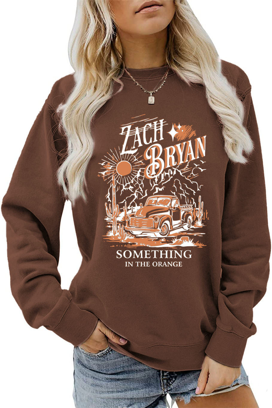 Sweat-shirt pour femmes avec un design de camion vintage inspirant