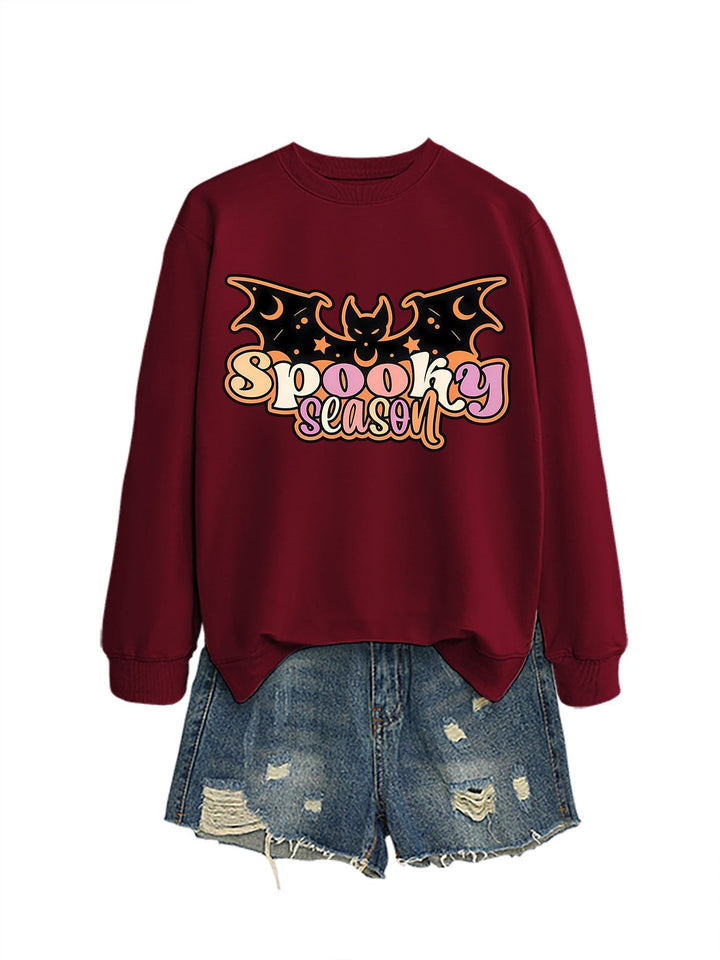 Sweatshirt pour femmes avec motif Halloween créatif