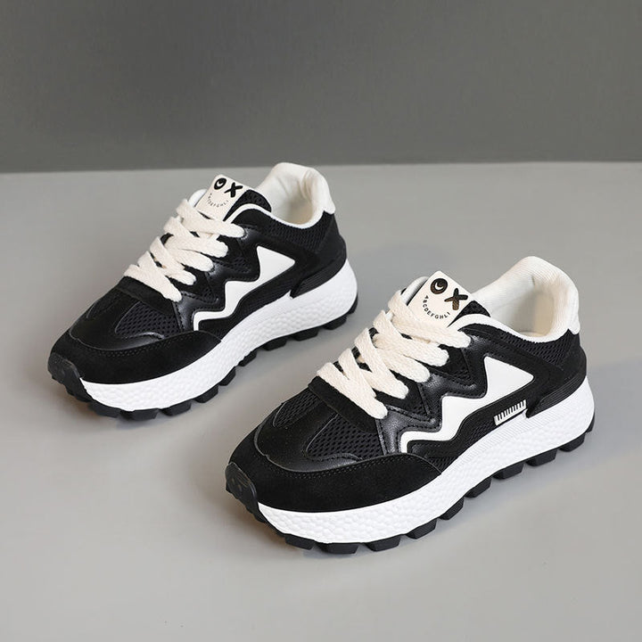 Baskets de loisirs sportives pour femmes avec surface en mesh respirante et semelle amortissante