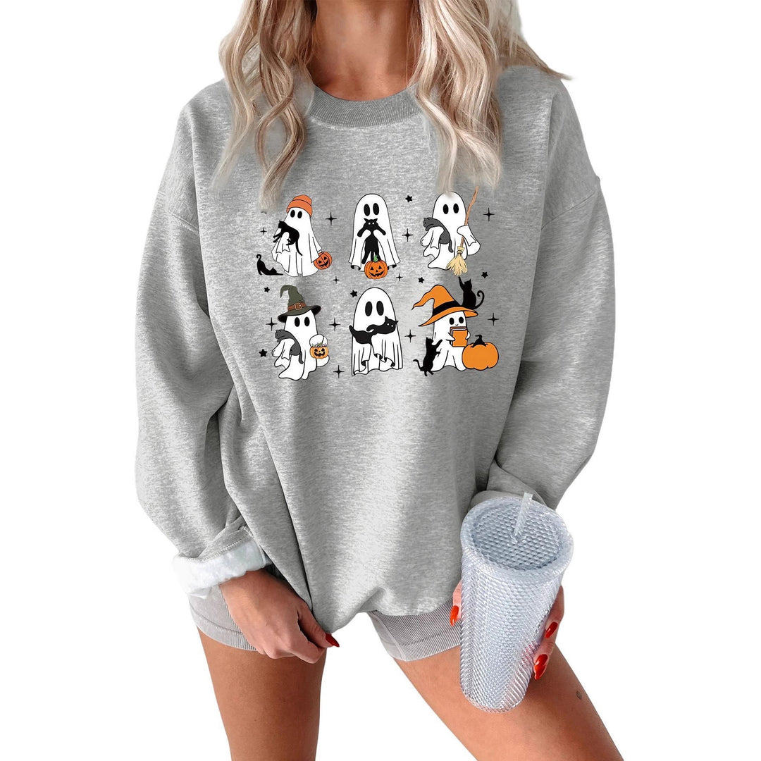 Sweat-shirt pour femmes avec motif d'horreur créatif