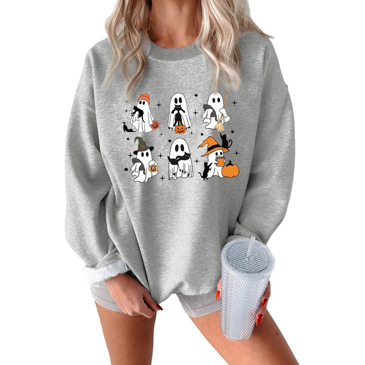 Sweat-shirt pour femmes avec motif d'horreur créatif