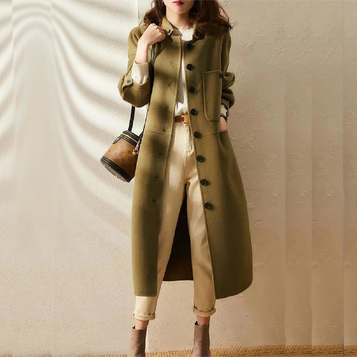 Trench-coat long et élégant pour femmes | Hiver
