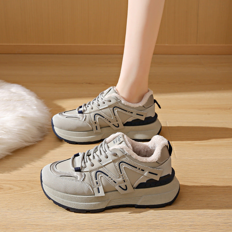 Baskets Sportives pour Femmes avec Doublure en Fleece Confortable