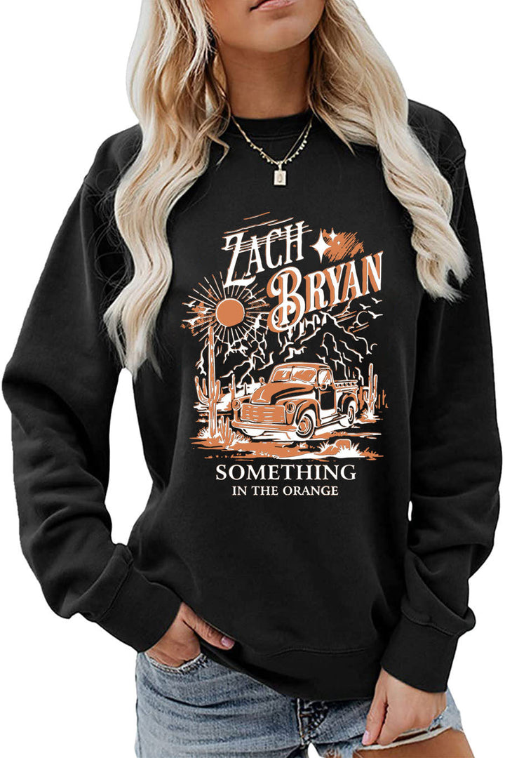 Sweat-shirt pour femmes avec un design de camion vintage inspirant