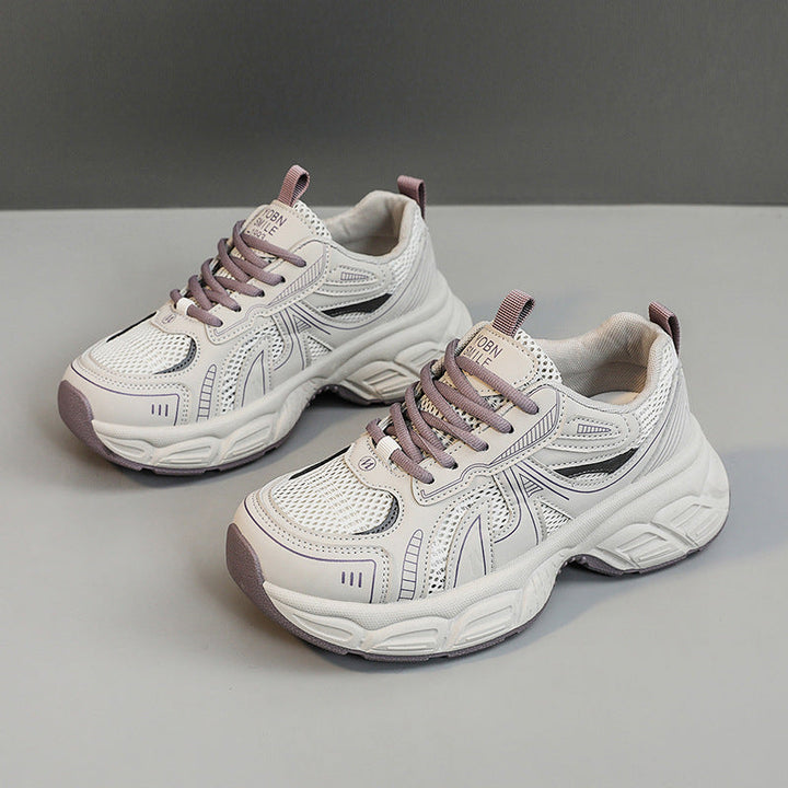 Baskets de performance sportives pour femmes avec tige en matériau respirant et système d'amorti