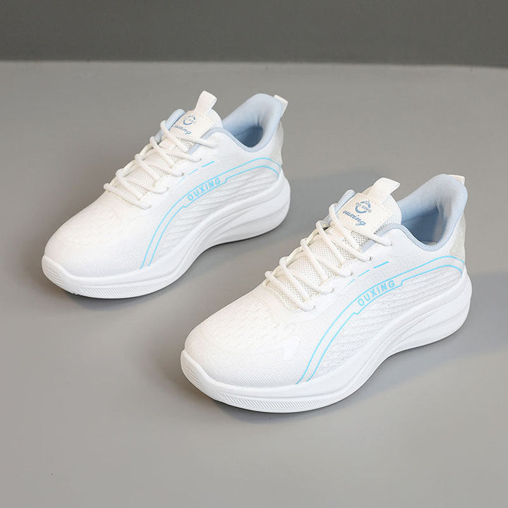 Baskets de course pour femmes avec tige en mesh respirant et semelle amortissante