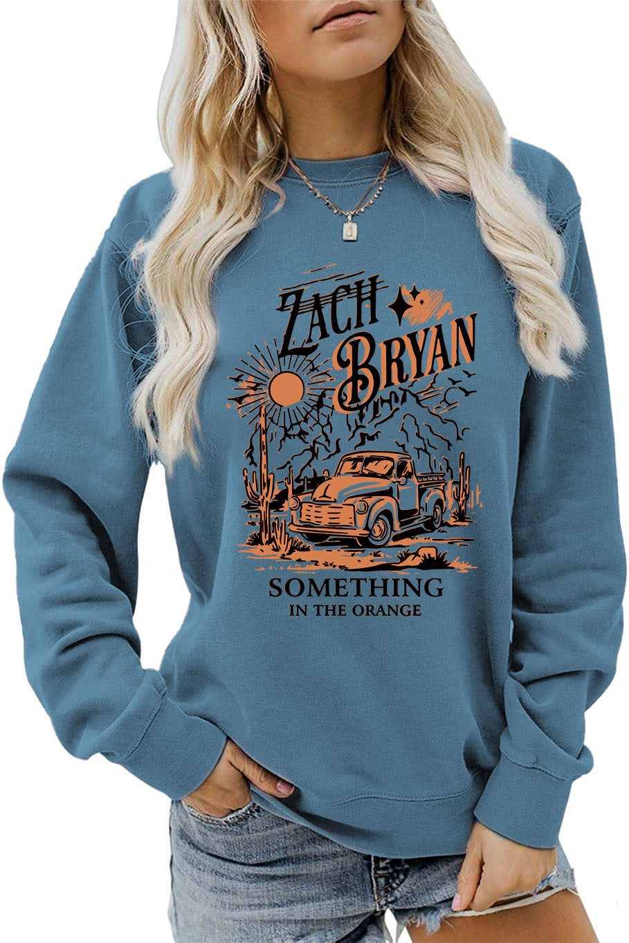 Sweat-shirt pour femmes avec un design de camion vintage inspirant