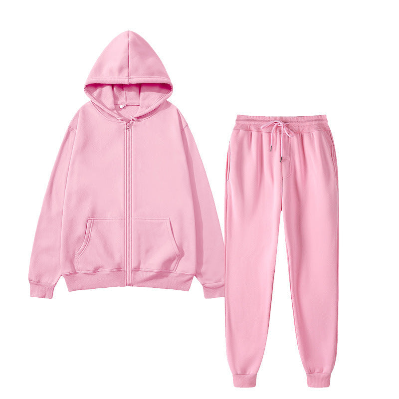 Ensemble à capuche pour femmes avec coupe confortable et fermeture éclair