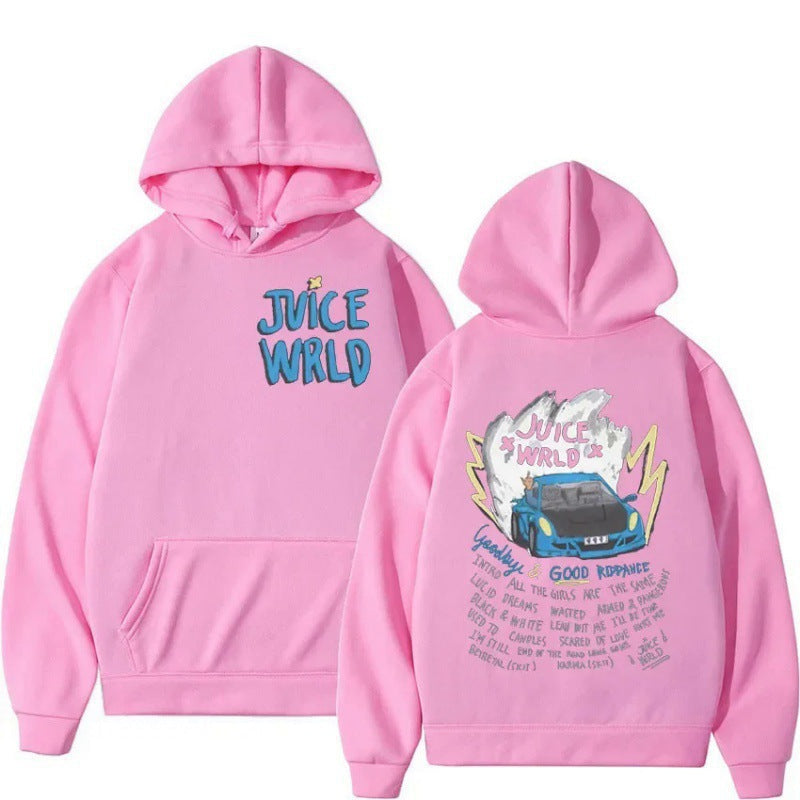 Sweat à capuche pour femmes avec design graphique créatif et inscription inspirante