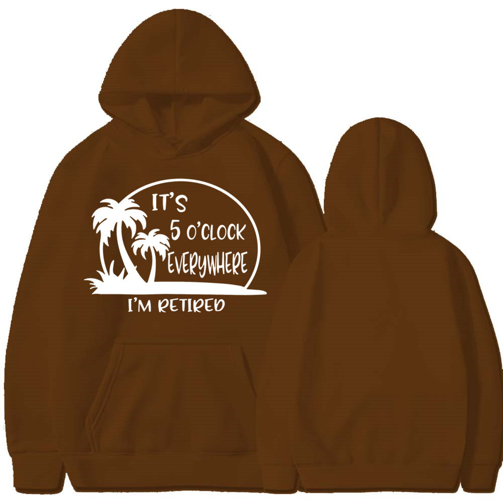 Sweat à capuche pour femmes avec motif humoristique de retraité