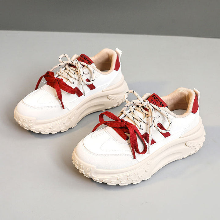 Baskets Chunky Sportives pour Femmes avec Profil Robuste et Tige Respirante