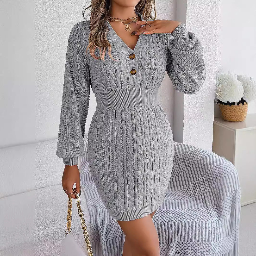 Mira | Robe tricotée ajustée pour femmes moderne et élégante