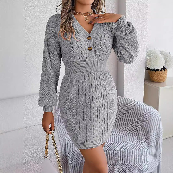 Mira | Robe tricotée ajustée pour femmes moderne et élégante