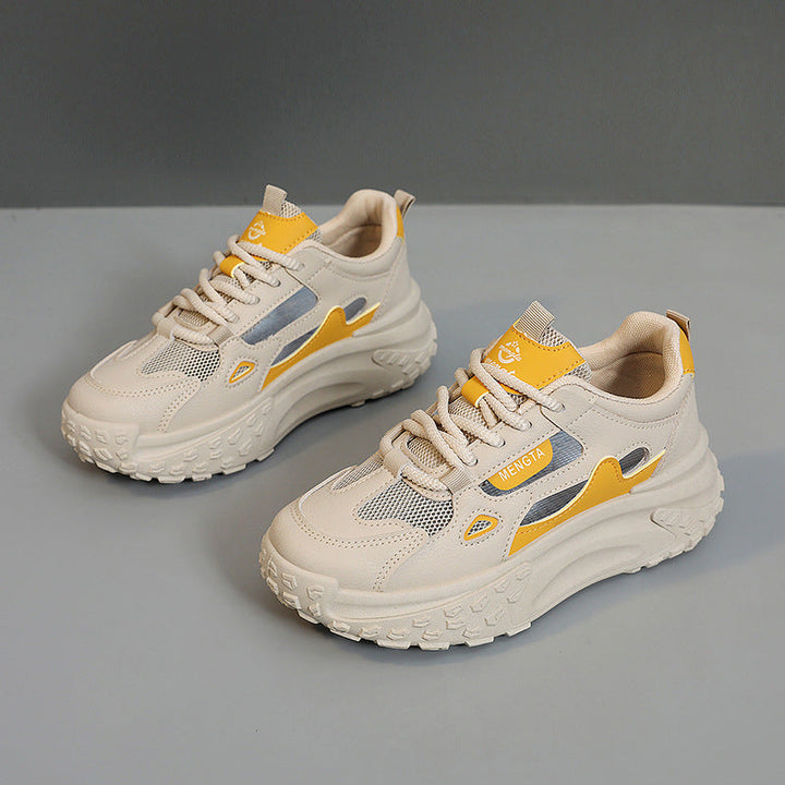 Baskets Chunky sportives pour femmes avec inserts en maille respirante et semelle amortissante