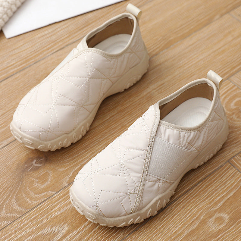 Baskets Slip-On Confortables pour Femmes avec Semelle Antidérapante et Tige Respirante