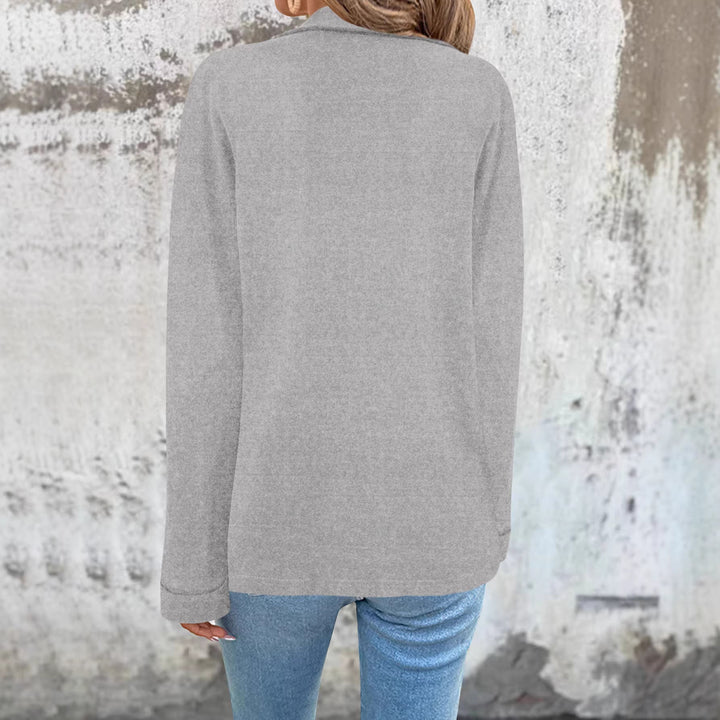Veste blazer oversize à la mode pour femmes avec poches pratiques
