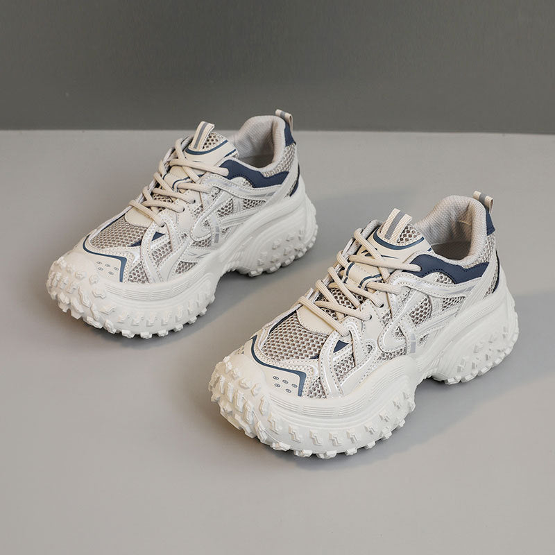 Baskets Chunky Sportives pour Femmes avec tige en mesh respirant et semelle amortissante