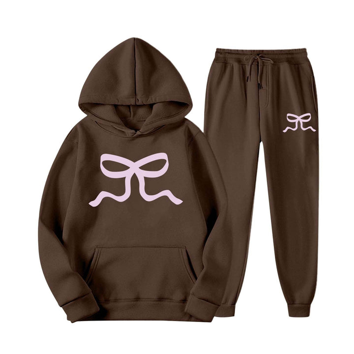 Ensemble décontracté de sweat à capuche et de pantalon de jogging pour femmes