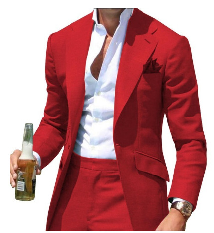 Costume de mariage élégant pour homme en deux pièces | Vert