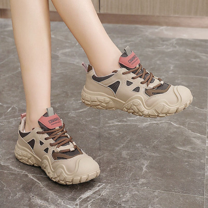 Baskets sportives pour femmes avec tige en mesh respirant et semelle amortissante confortable