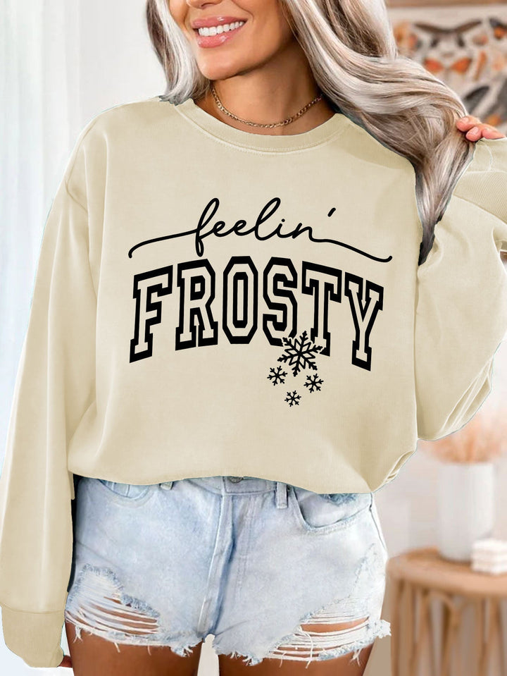 Sweat-shirt pour femmes avec impression graphique