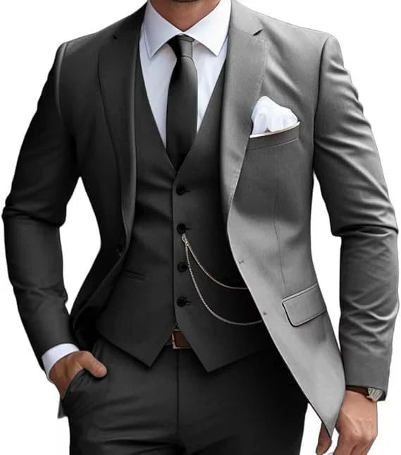 Costume de Mariage Slim Fit Moderne pour Hommes | Trois Pièces