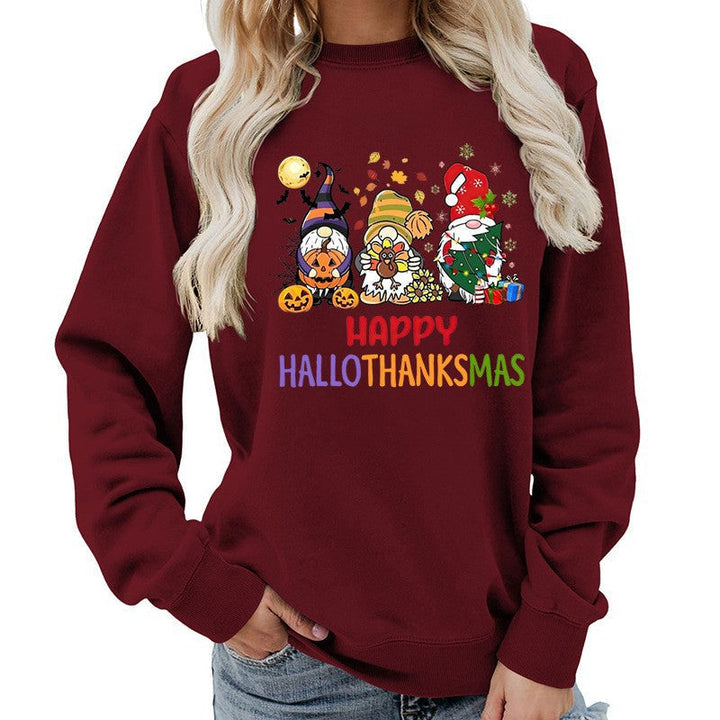 Sweatshirt pour femmes avec un design de fête joyeux