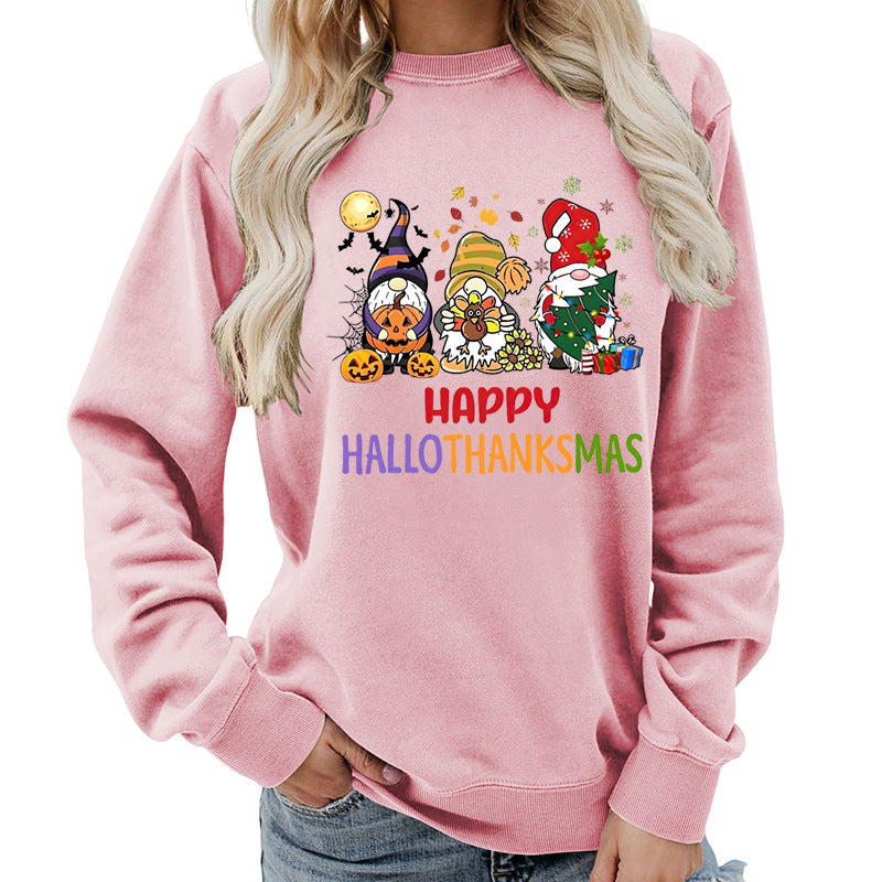 Sweatshirt pour femmes avec un design de fête joyeux