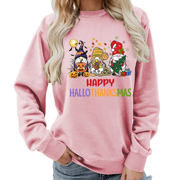 Sweatshirt pour femmes avec un design de fête joyeux