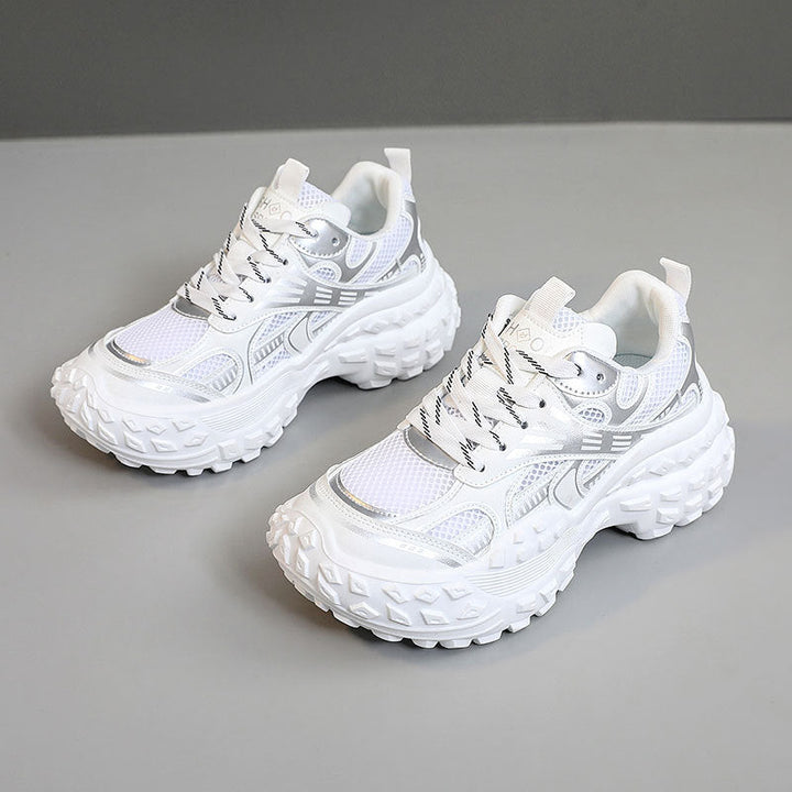 Baskets de Trail Sportives pour Femmes avec Semelle en Caoutchouc à Double Couche et Surface en Maille Respirante