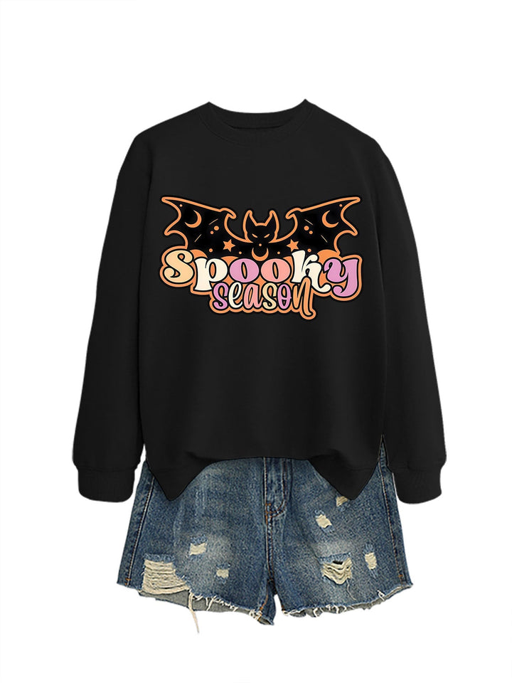 Sweatshirt pour femmes avec motif Halloween créatif