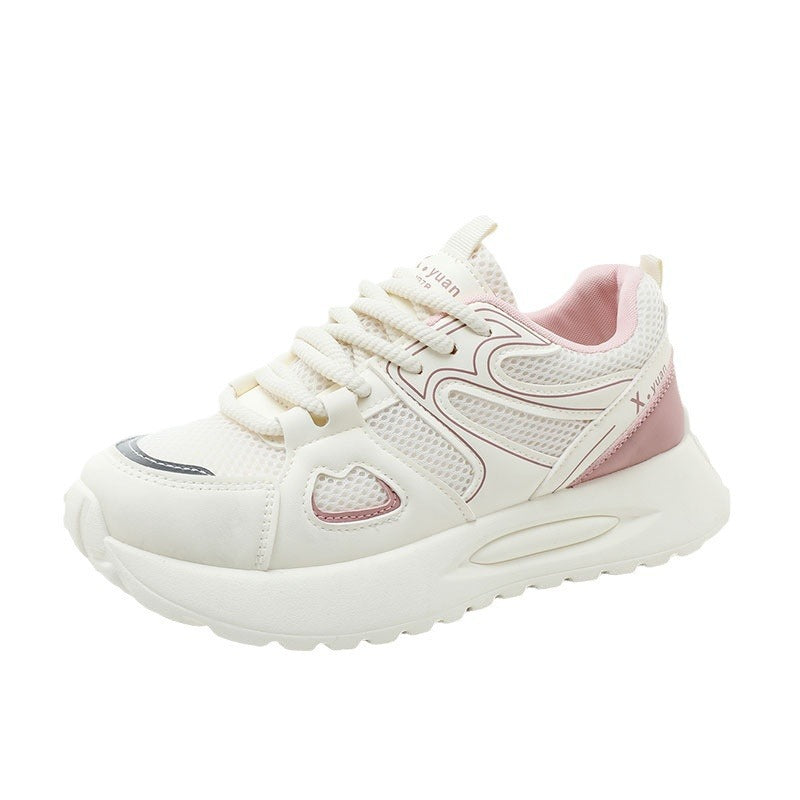 Baskets montantes sportives pour femmes avec tige en mesh respirant et semelle amortissante
