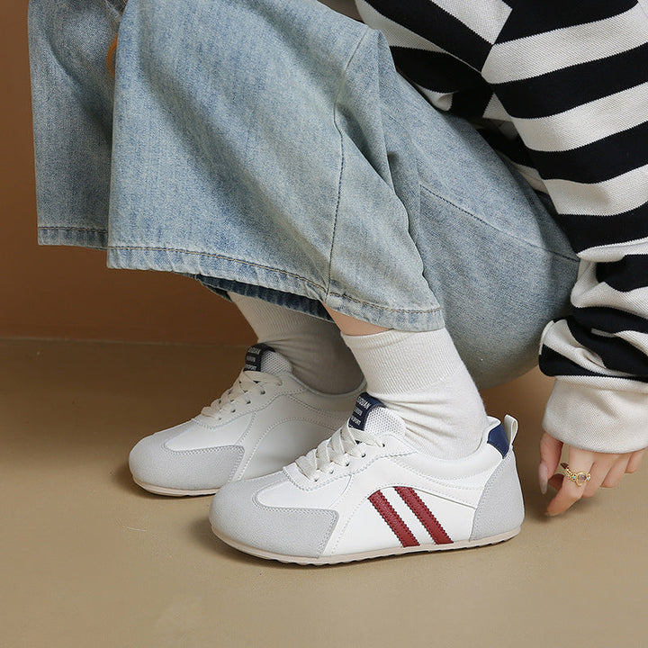 Baskets de loisirs sportives pour femmes avec dessus en matériau respirant