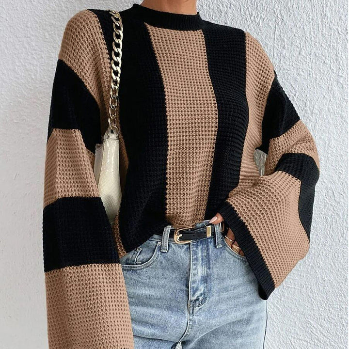 Pull à col rond pour femmes à manches longues | Confortable, moderne, polyvalent