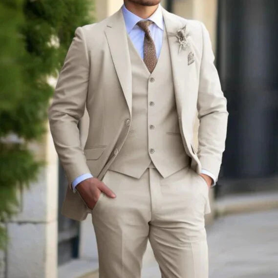 Costume Moderne pour Mariage Homme | Trois Pièces