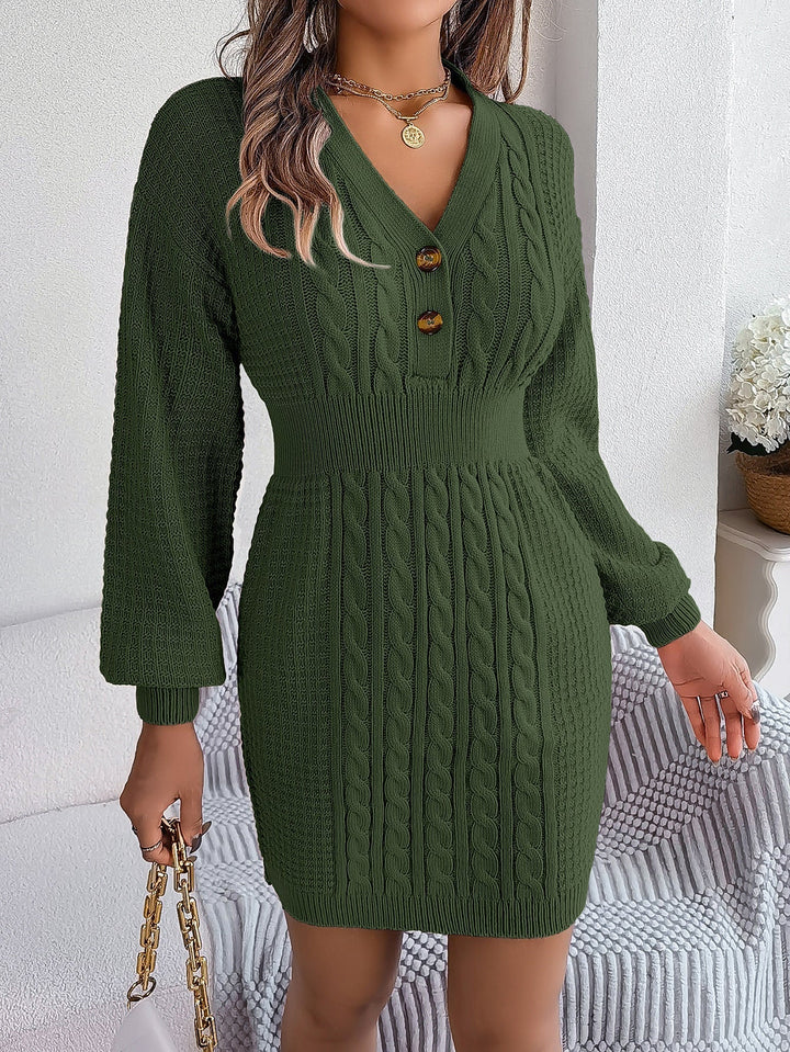 Mira | Robe tricotée ajustée pour femmes moderne et élégante