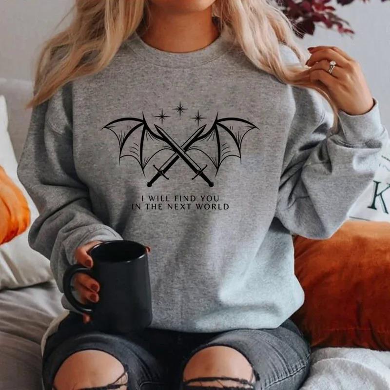 Sweatshirt pour femmes avec design graphique artistique et inscription inspirante