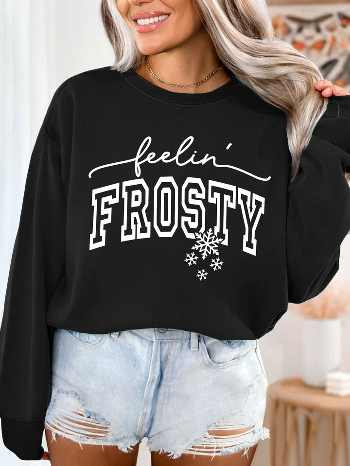 Sweat-shirt pour femmes avec impression graphique