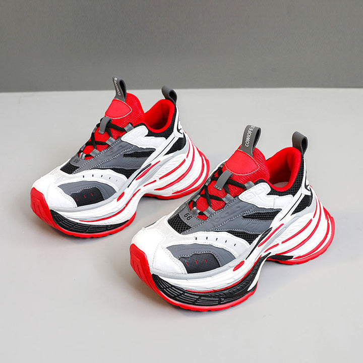 Baskets Chunky Sportives pour Femmes avec Amorti Ergonomique et Surface en Mesh Respirant