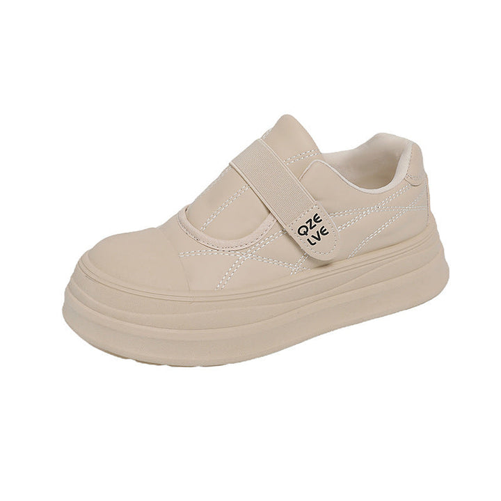 Baskets Slip-On pour femmes à la mode avec fermeture velcro pratique et semelle amortissante