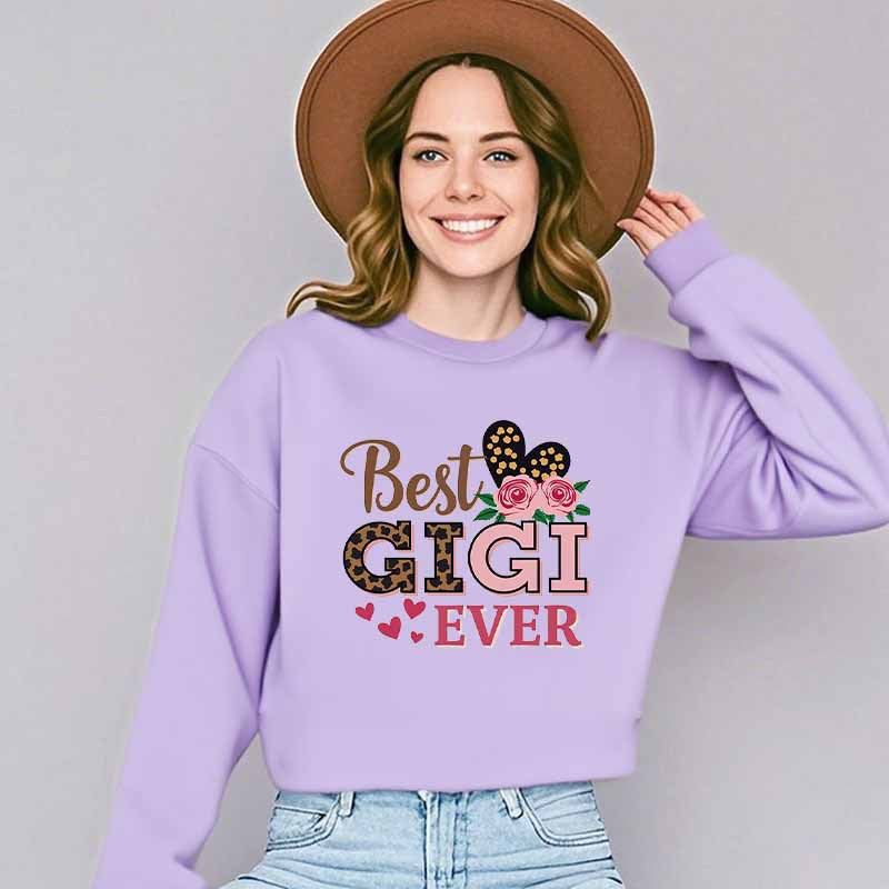 Sweatshirt pour femmes avec motif créatif Gigi