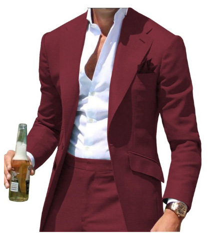 Costume de mariage élégant pour homme en deux pièces | Vert